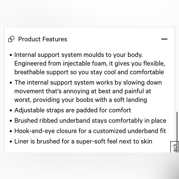 Lululemon Air Support Bra NEVER WORN Size 36C, Navy Blue - Picture 14 of 15